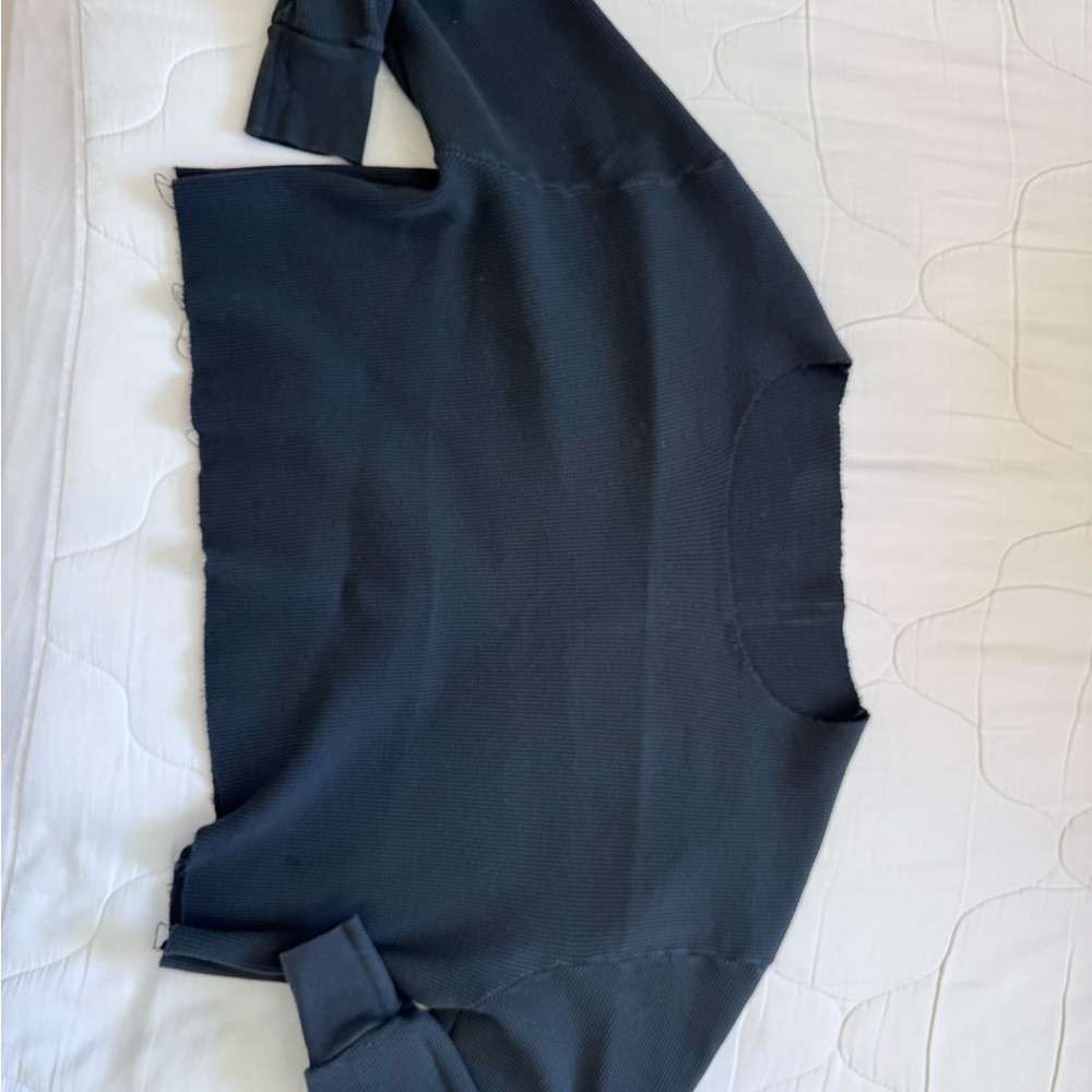 Brandy Melville Navy Long Sleeve Top